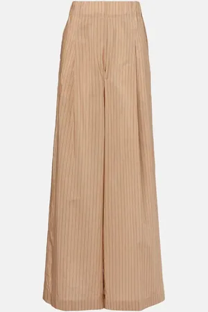 DRIES VAN NOTEN Weite Hose aus einem Baumwollgemisch
