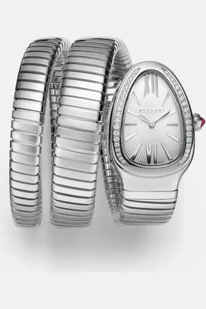 Bvlgari Uhr Serpenti Tubogas mit Diamanten und Rubellit