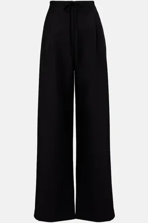 Rohe Róhe Weite Hose aus Mohair und Wolle