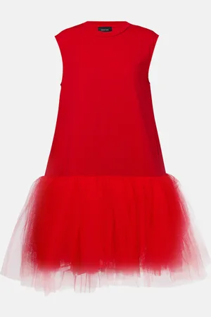 Simone Rocha Minikleid aus Baumwoll-Jersey mit Tüll