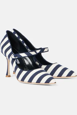 Manolo Blahnik Mary-Jane-Pumps Campari