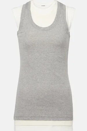 Jil Sander Set aus drei Tops aus Baumwolle