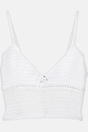 Ralph Lauren Cropped-Top aus Häkelstrick