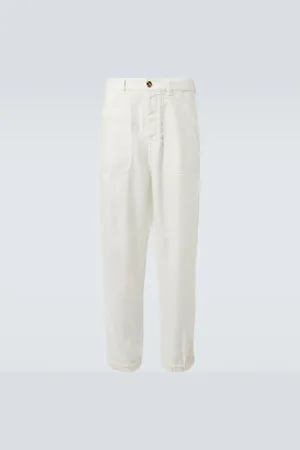 Brunello Cucinelli Hose aus Leinen