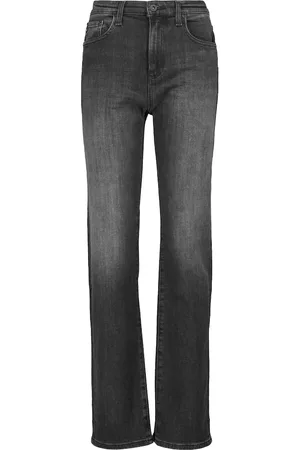 AG Jeans High-Rise Straight Jeans Alexxis