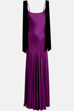 Nina Ricci Maxikleid aus Satin