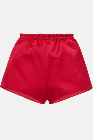 Giambattista Valli High-Rise Shorts aus Satin