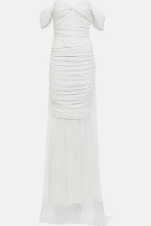 Norma Kamali Off-Shoulder-Robe Walter