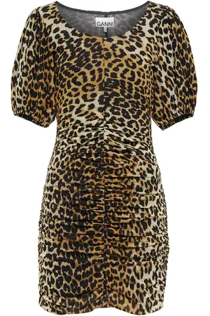Ganni Bedrucktes Minikleid