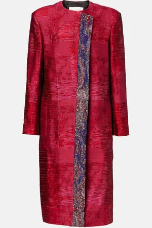 DRIES VAN NOTEN Mantel aus einem Baumwollgemisch