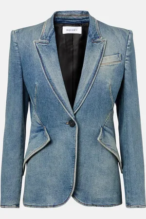 Alexander McQueen Blazer aus Denim