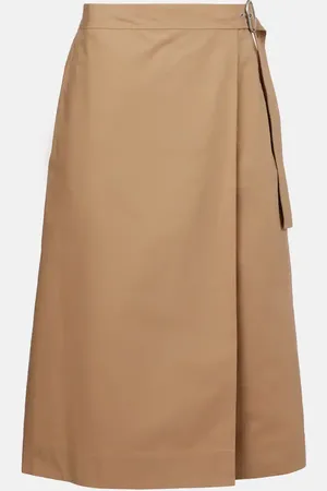 Jil Sander Wickelrock aus Baumwolle