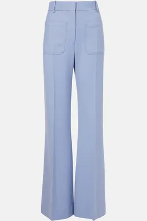 Victoria Beckham Gerade High-Rise Hose Alina
