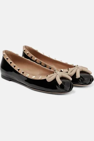 VALENTINO GARAVANI Ballerinas Rockstud aus Lackleder