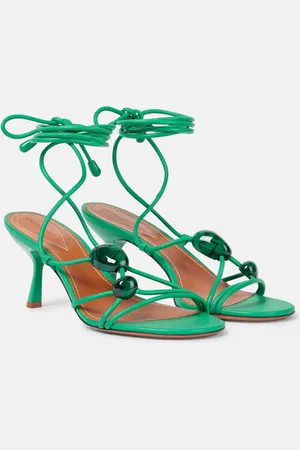 ZIMMERMANN Verzierte Sandalen Gleam 65 aus Leder