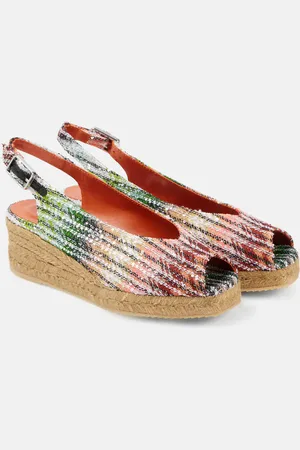 Missoni Wedge-Espadrilles Joy 30 mit Pailletten