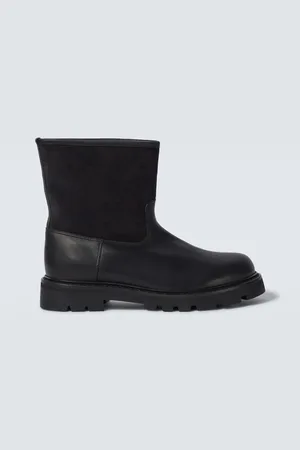Loro Piana Ankle Boots Suilven aus Veloursleder und Leder