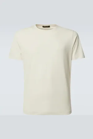 Loro Piana T-Shirt aus Seide und Baumwolle