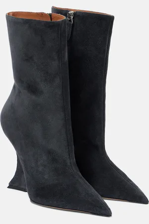 PARIS TEXAS Ankle Boots Nina 105 aus Veloursleder