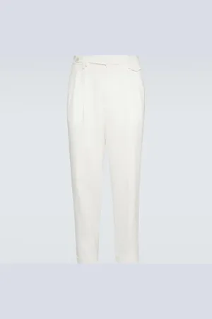 Brunello Cucinelli Gerade Hose aus Crêpe