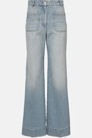 Victoria Beckham High-Rise Wide-Leg Jeans Alina