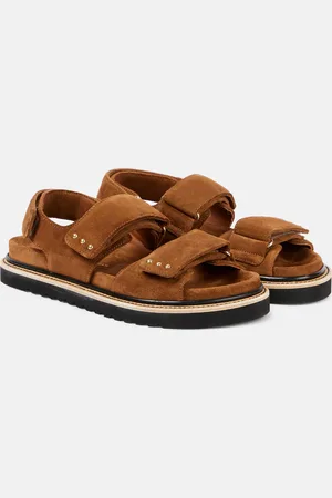 Dorothee Schumacher Verzierte Sandalen Sensation aus Veloursleder