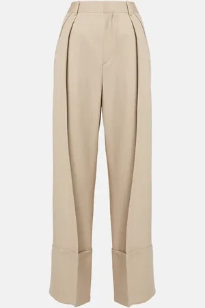 Victoria Beckham Weite Hose aus Schurwolle