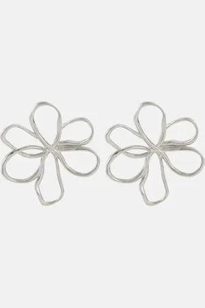 Oscar de la Renta Ohrringe Threaded Flower Small