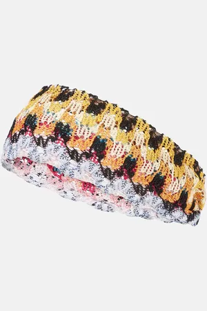 Missoni Haarband aus Häkelstrick