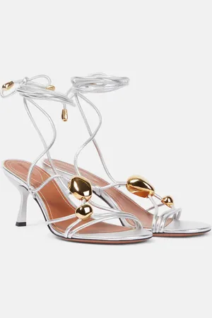 ZIMMERMANN Sandalen Gleam 65 aus Metallic-Leder