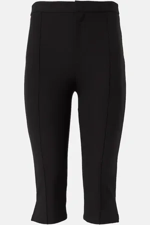 Vince Mid-Rise-Caprihose aus Crêpe