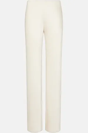 Vince Weite High-Rise Hose aus Satin