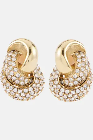 Oscar de la Renta Ohrringe Love Knot 2.0 mit Kristallen
