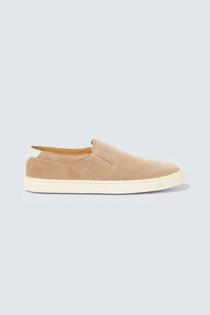 Brunello Cucinelli Slip-Ons aus Veloursleder