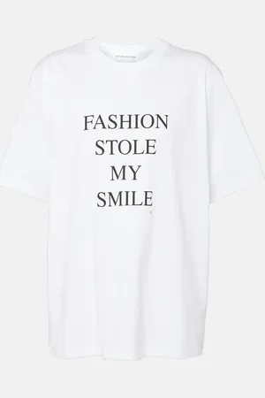 Victoria Beckham Bedrucktes T-Shirt aus Baumwoll-Jersey