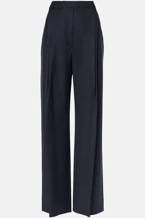 Victoria Beckham Weite High-Rise-Hose