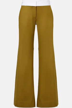 Victoria Beckham Gerade High-Rise-Hose