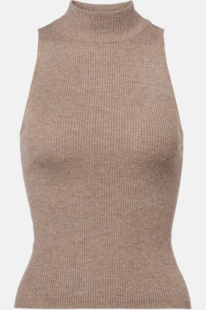 Brunello Cucinelli Top aus Rippstrick