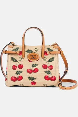 VALENTINO GARAVANI Tote Antibes Cherryfic Small aus Jacquard
