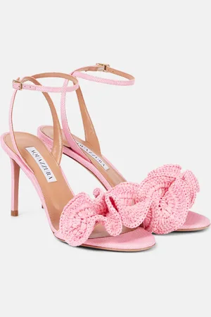 Aquazzura Sandalen Noches Tropicales 85 aus Raffiabast