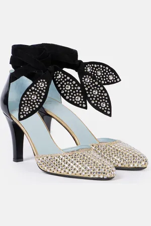 VALENTINO GARAVANI Pumps Foliefoliage 85 aus Leder