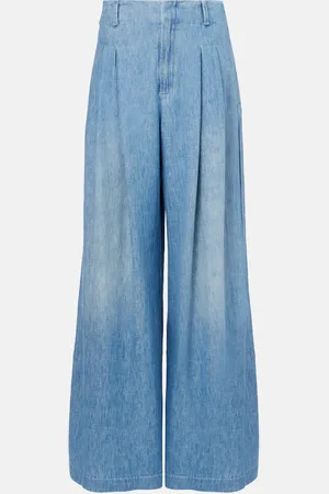Ralph Lauren High-Rise Wide-Leg Jeans Tiana