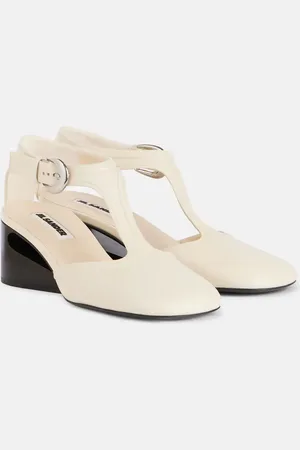 Jil Sander Mary-Jane-Pumps aus Leder