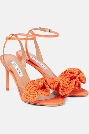 Aquazzura Sandalen Noches Tropicales 85 aus Raffiabast