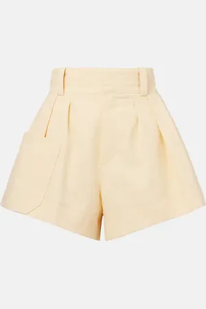 Chloé Chloé High-Rise Shorts aus Baumwoll-Canvas