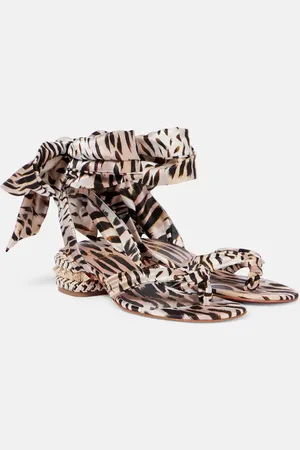 Christian Louboutin Sandalen Pyra Du Desert 30 aus Satin