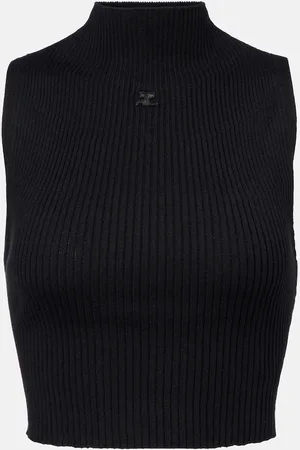 Courrèges Courrèges Top aus Baumwolle und Wolle