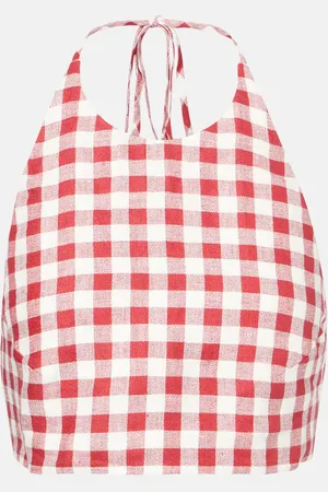 ASCENO Cropped-Top Marseille aus Leinen