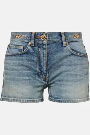 VERSACE Mid-Rise Jeansshorts