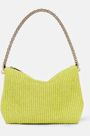 Jimmy Choo Schultertasche Callie aus Raffiabast